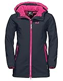 Jack Wolfskin M dchen Kissekat Coat Girls Mantel, night blue, 116 EU