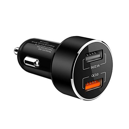 Caricabatteria da Auto, Caricabatterie Carica Rapida - Caricabatterie Telefono Auto -2USB - caricabatteria per Auto Veloce