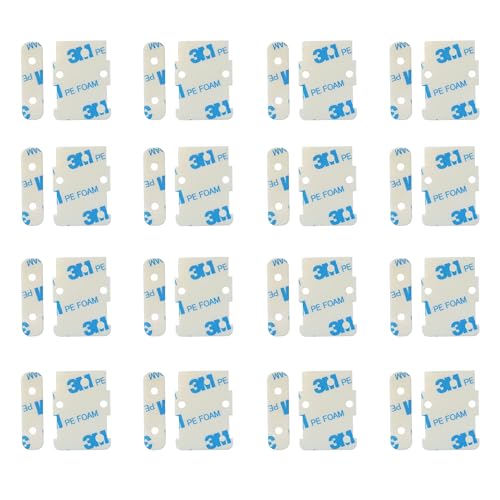 Image of ONTEN Replacement Adhesive Tape Compatible with SimpliSafe Entry Sensor - 32 Pre-Cut Double-Sided Pads - Easy Install, Strong Hold for Sensors & Magnets - Pack of 16 Sensor Pads & 16 Magnet Pads