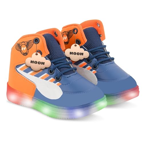 Image of HOOH Kids Boys and Girls LED Light Shoes for 18 Months to 10 Years