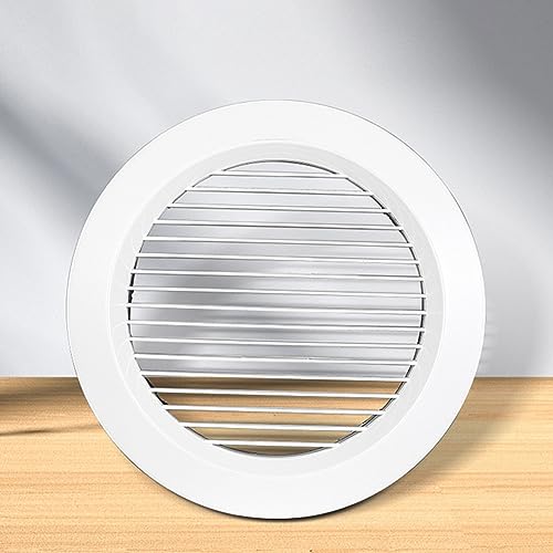 Rejilla de ventilación de pared ABS con rejillas ajustables, antideslizante y anti-moscas para ventilación de aire, uso en techo de dormitorio miniatura 4
