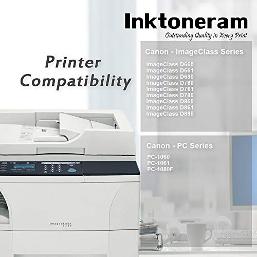 Inktoneram Compatible Toner Cartridges Replacement For Canon L50 L-50 Imageclass D760 D761 D780 D860 D861 D880 D660 D661 D680 6812A001Aa (Black, 2-Pack) #TOP6