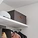 LOVE IT STORE IT Premium Aufbewahrungsbox mit Deckel - Box aus Leinen Stoff - Große und stabile Box - Grau - 54x40x25 cm