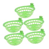 Housoutil 5 Pièces bouvreuil nid d'oiseau vivant lit d'élevage d'oiseaux canari perruche cage à oiseaux fournitures de perroquet le nid d'oiseau tisser volière des oiseaux