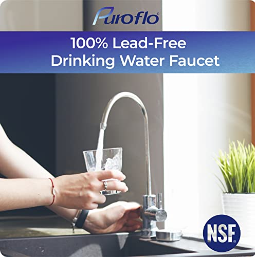Puroflo Chrome Reverse Osmosis Faucet, Nsf Certified Lead-Free Drinking Water Faucet For Under Sink Water Filtration System And Ro System, Non-Air Gap Chrome Ro Faucet, Filtered Water Faucet Flr-878Cp #TOP4