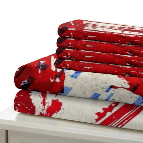 Housse de couette zippée Union Jack anti-transpiration 220x240cm - 6