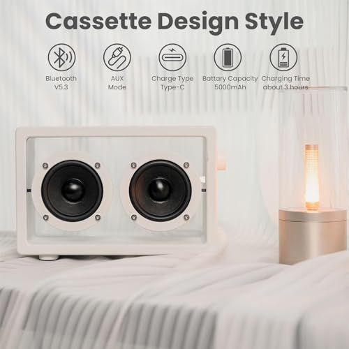 Haut-parleur Bluetooth portable 16W avec son puissant HD rose - 4