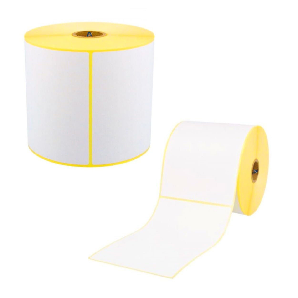 ARLI Thermoetiketten 100 x 150 mm | 9x Rollen (4500 Etiketten) | 500 Stück pro Rolle Kern 25,4 mm Perforiert/Perforation Permanent haftend Thermodirekt Etiketten Versandetiketten für Thermodrucker