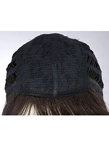 Cory Wig Color Pecan Brown - Noriko Wigs 9" Long Classic Bob Textured Fringe Synthetic Average Cap Bundle MaxWigs Hairloss Booklet