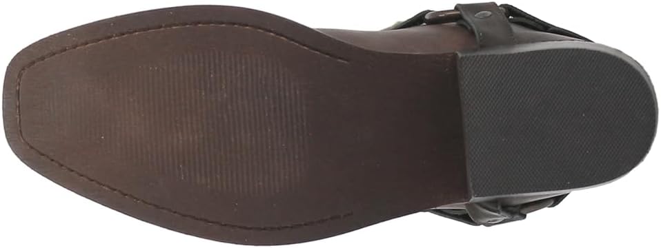 Dingo Mens War Eagle Studded Square Toe Pull On Casual Boots Mid Calf