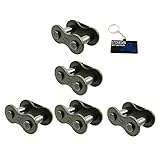 Ajuste: kit de reparación de cadena 428 para motocicleta Pit Dirt Bike ATV Quad Go Kart. Se adapta a un montón de 50 cc 70 cc 90 cc 110 cc 125 cc 140 cc 150 cc 160 cc 200 cc 250 cc chino hecho Pit Dirt Bikes incluyendo Stomp Demon X, WPB, Orion, M2R, Lucky MX, Thumpstar, Explorer, Braaap, Atomic, Pitpro, Pitster Pro, DHZ, SSR, Piranha y muchos más. También se adapta a muchos patinetes de 50 cc 70 cc 90 cc 110 cc 125 cc 150 cc chinos ATV Quads Go Kart Moped.