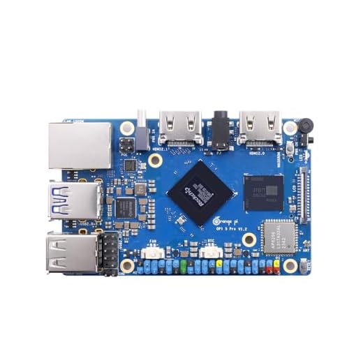 Orange Pi 5 Pro 8GB RK3588S LPDDR5 8 Kern 64 Bit Single-Board Computer, 8K Video-Dekodierung WiFi Bluetooth 2,4 GHz Frequenz Open Source Board Läuft mit Orange Pi OS, Android, Debian, Ubuntu
