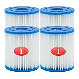  WRYIP Tipo I reemplaza los Cartuchos de Filtro para Bestway,Cartucho de Filtro de para Bestway 58093 Piscina, Filtro de Limpieza de Piscina Inflable (4 Piezas)
