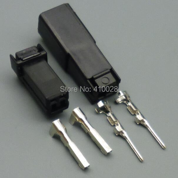 5/30/100sets 2 Pin/way Car Door Lamp Connector License Plate LED lights Plug For Audi For Volkswagen For Skoda 4B0 971 832 - (Color Name: 5set female)