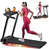 Treadmill with Incline,3.0HP Small Treadmills for Home,Portable Electric Treadmill with Handles,Lightweight Walking Pad,Compact Running Treadmills,Walking Pad with Handle,300LBS Capacity