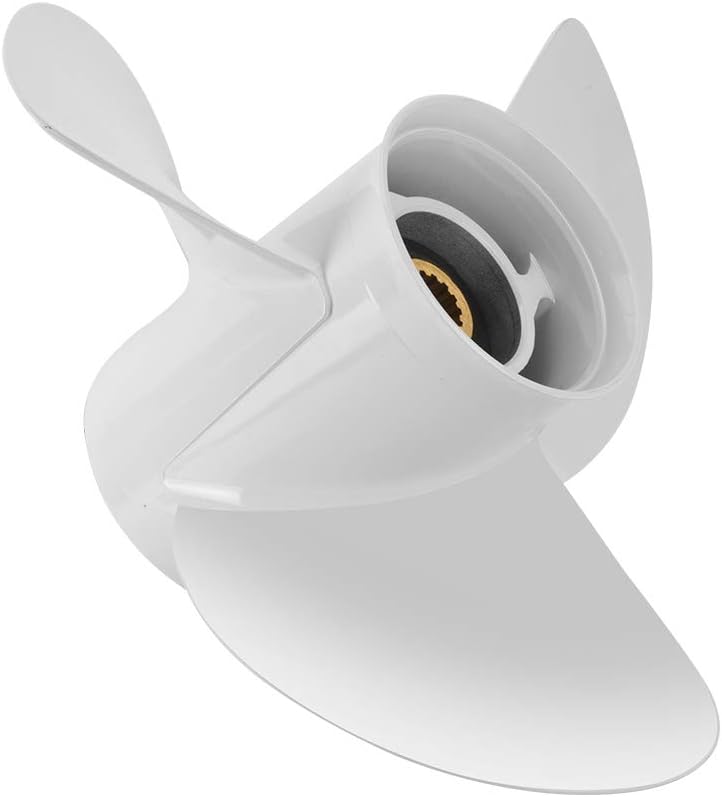 VIF Jason Marine 13 1/4x17-K Aluminum Boat Propeller Compatible with Yamaha Outboard Motos 60/70/75/80/85/90/115/130HP,OEM Parts No.6E5-45945-01-EL,15 Tooth, Rh