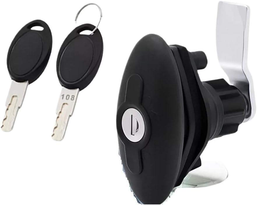 1 Pcs RV Cabinet Door Lock Cabinet Locks Caravan Motorhome Furniture Locks with 2 Key Filing Cabinet Drawer Cupboard Door Lock