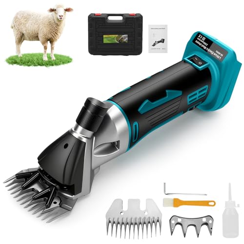 Akku Schafschere Für Makita 18V Akku (ohne Akku), Schafschermaschine Mit 6 Geschwindigkeiten, Hochleistungs Schermaschine Für Schafe, Alpakas Und Ziegen Akku Schafschere Für Makita 18V Akku (ohne Akku), Schafschermaschine Mit 6 Geschwindigkeiten, Hochleistungs Schermaschine Für Schafe, Alpakas Und Ziegen