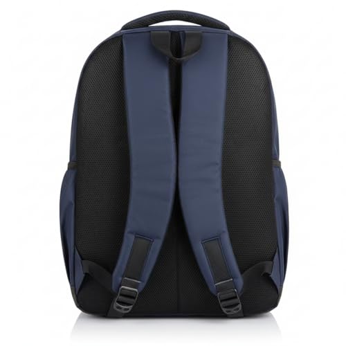 Image of Half Moon 30L Laptop Backpack for Boys & Girls School Bag, Office Use Daypack, Travel Bag for Man, College Bag for Men & Women, Water Resistant, Laptop Sleeve 15 Inch, Reflective Strip (Navy Blue)