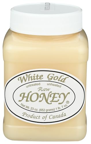 White Gold Raw Honey 23 Ounce