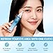Dongyu Eye Cream for Dark Circles: Korean Caffeine Eye Cream Daily Morning Skincare - Puffy Eyes Treatment for Beauty Enthusiasts (Blue)