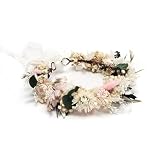 PoshMyra Preserved Natural Dried Flower Crown...