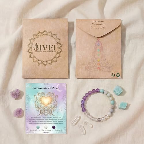 Bivei Emotionale Heilung Kristall Perlenarmband – Ansicht 6
