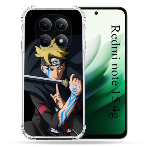 Coque Redmi Note 15 4G Manga Boruto Tatouage pour protéger votre téléphone à l'école ou au travail