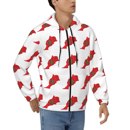 Sweat Maroc homme avec fermeture éclair pour un confort ajustable