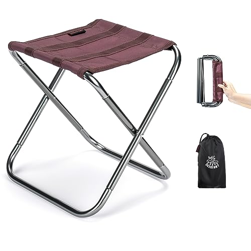 Klappbarer Campinghocker Outdoor - Leichter Campingstuhl Für Wandern, Angeln & Grillen