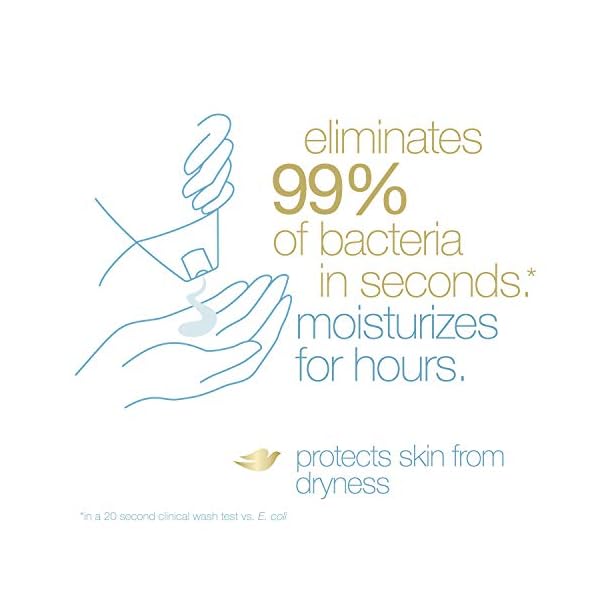 Dove Body Wash For All Skin Types Antibacterial Body Wash Protects from Dryness, 22 Fl Oz (Pack of 4)