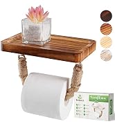 Amazon.com: Perfeso.L 18 Inch Rustic Nautical Rope Towel Rack with Knot ...