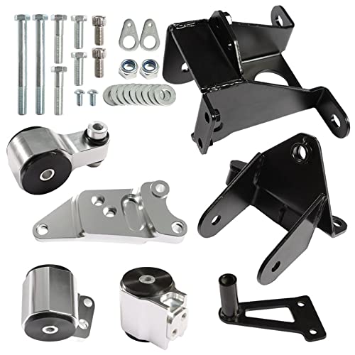 labwork Billet Engine Motor Mount Replacement for Honda Civic Si K20 K24 FA FG 2006-2011