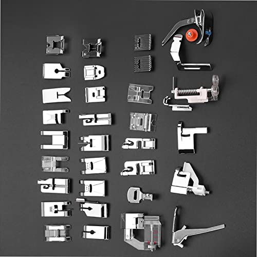 Kit 32 Piezas Pies Para Máquina De Coser Metal miniatura 6