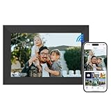 Pixedge 10.1 Inch WiFi Digital Picture Frame 1280x800 IPS LCD Touch Screen Smart Electronic Digital Photo Frame, Built in Free Memory, Share Moments Instantly via App from Anywhere