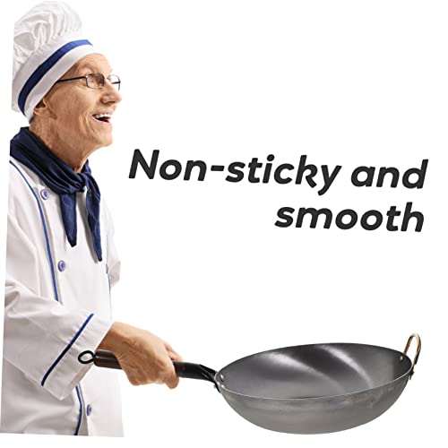 Wok de Hierro LIFKOME Antiadherente con Base Plana miniatura 6