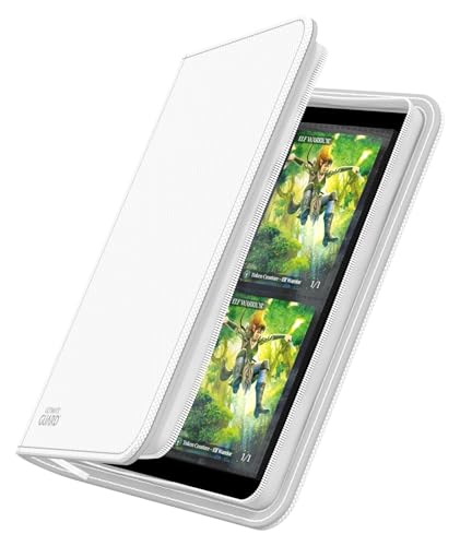 Image of Ultimate Guard Zipfolio 160 - 8 Pocket Xenoskin White Display Album