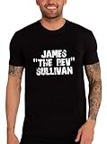 Hombre Camiseta James El Reverendo Sullivan – James The Rev Sullivan – T-Shirt Vintage Manga Corta Regalo Original Cumpleaños Negro Profundo XL