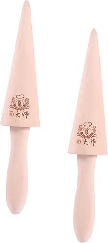 Miniatura 3 de HOMSFOU 6 moldes de cono, mini conos de helado, rodillo de cono de gofre, moldes para hornear, moldes de conchas de canolli, mini conos de gofre,