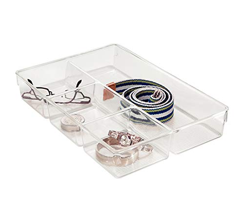 Suporte Cozinha/Banheiro com 4 Compartimentos de Plástico Interdesign Multicor