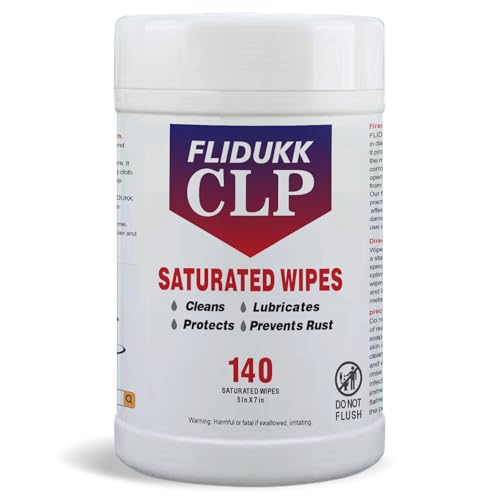 FLIDUKK 140 Gun Cleaning Wipes, 5