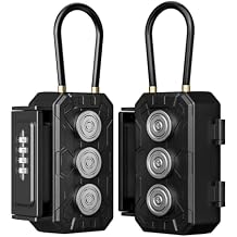 Lock Box with Magnetic Key Holder,Magnet Key Box for Under car,Hide with Combination Lock with 3xN52 Strong Magnet for Storage Indoors, Outside Classic, Regular2
