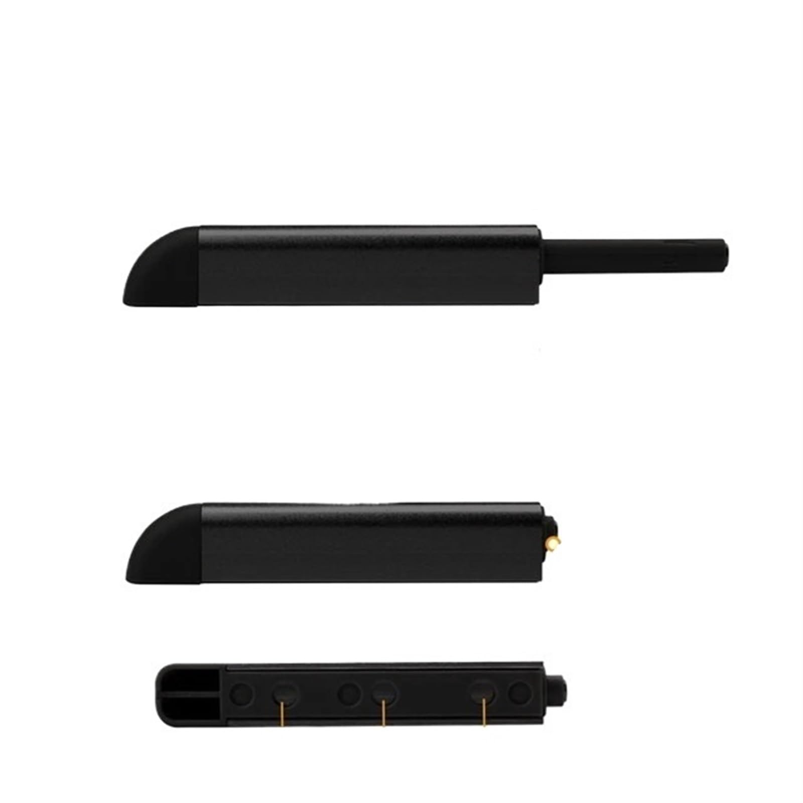 Kjbdqqh Black Catches 8Pcs Push To Open Door Catches Cabinet Damper Buffer Stopper Alloy To Touch Release Catch Rebound Device Furniture Hardware For Door(Black)