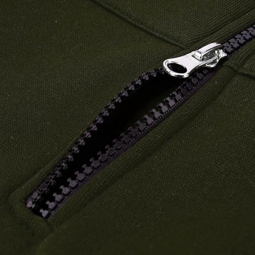 Mono con capucha informal para hombre con estampado moderno de invierno 6