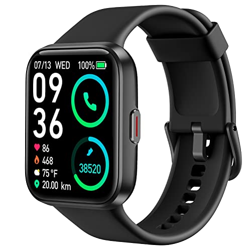 SKG Smart Watch for Men Women Android iPhone with Alexa Built-in & Bluetooth Call(Answer/Make Call) 1.69" Fitness Tracker with IP68 Waterproof, 60+ Sp