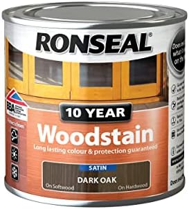 Ronseal 10 Year Woodstain Dark Oak 750ml