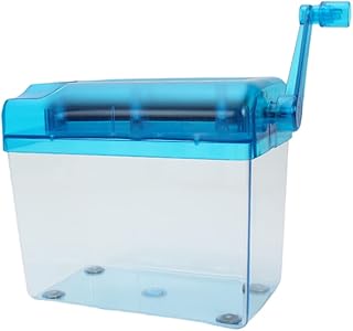 VILLCASE 1 Peça Trituradora De Papel Portátil Material Escolar Trituradora Portátil Trituradora De Escritório Mini Trituradora De Mão Mini Trituradora De Papel Manual Cortador De