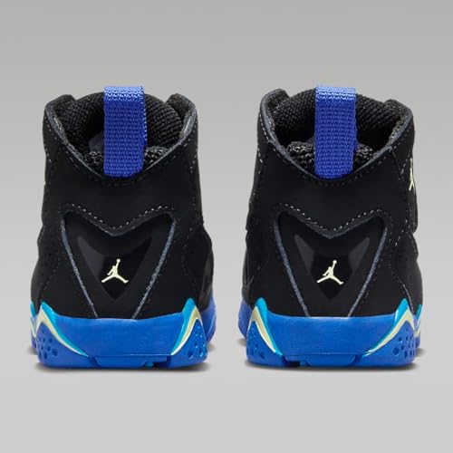 NIKE Jordan True Flight Baby/Toddler Shoes (343797-074, Black/Hyper Royal/Photo Blue/Barely Volt) Size 53