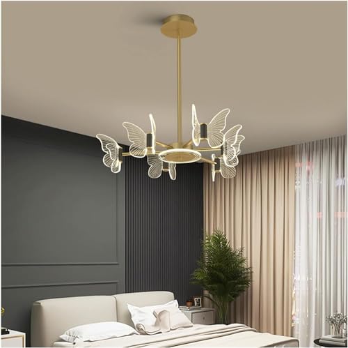 Lampe suspendue papillons CFWSHJ lustre de salon haut de gamme