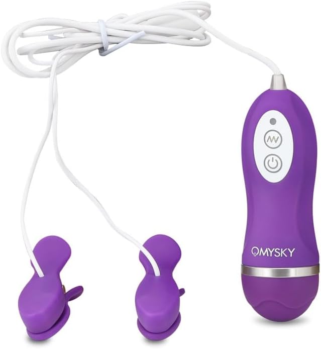 Miniatura 2 de Juego de pinzas vibratorias para pezones de pecho, juguete sexual, 10 modos, estimulador eléctrico para pezones, juguete sexual con control remoto